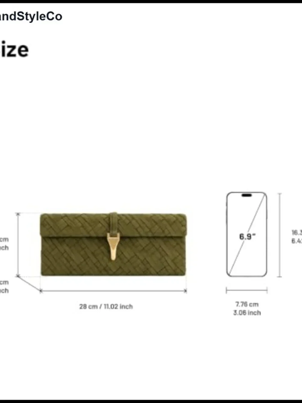 Woven Faux Suede Clutch Shoulder Bag Detachable Strap Evening
